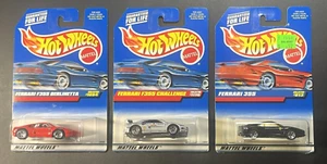 Hot Wheels - Ferrari 355 - Collector # 1094, #1115, # 813 - Lot of 3 SEALED - Picture 1 of 14