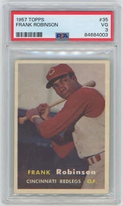 1957 Topps 35 F. Robinson RC PSA 3 (ctd) 701842 - Picture 1 of 2