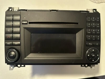 Autoradio Con Navigatore Integrato Originale  Mercedes Classe A/B W 169/W 245 - Immagine 1 di 4