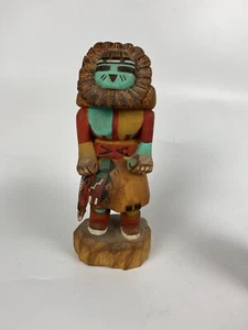 Vintage Handmade Native American Sun Katsina Signed Doll 8” - Picture 1 of 6