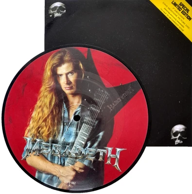 NM/NM Megadeth Symphony Of Destruction 7" Picture Disc Vinyl 45 Metallica Slayer - Image 1 of 2