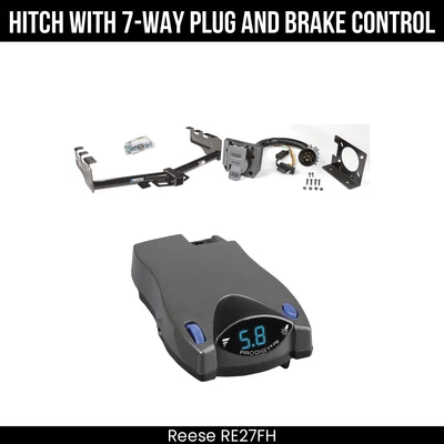 Hitch Tow PKG+ 制动控制 适用于 99-13 Silverado Sierra 1500 HD 2500LD 经典 — 第 1/4 张图片