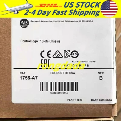 1756-A7 SER B ControlLogix 7 Slots Chassis 1756A7 Factory Sealed - Image 1 of 3