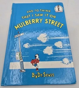 And to Think That I Saw It on Mulberry Street by Seuss (1964 Hardcover) CLEAN - Imagen 1 de 8