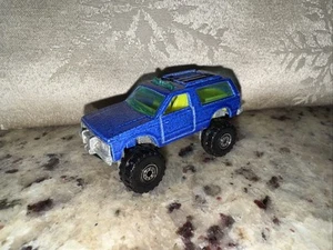 Hot Wheels Vintage Blazer 4x4 Blue CT Wheels 90s Blue Card Era - Bild 1 von 5