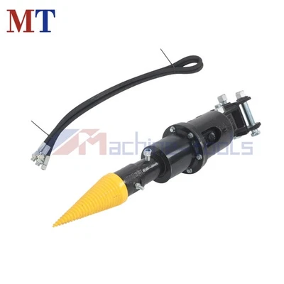 Accesorio divisor de taladro hidráulico para madera para mini excavadoras 1 tonelada 1,5 toneladas 1,8 toneladas Foto 1 de 4
