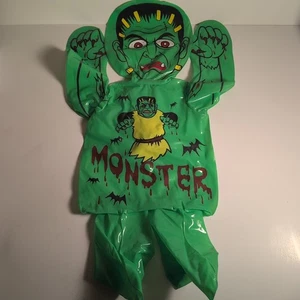 Vintage Frankenstein Green Monster Halloween Novelty Inflatable Decoration - Picture 1 of 9