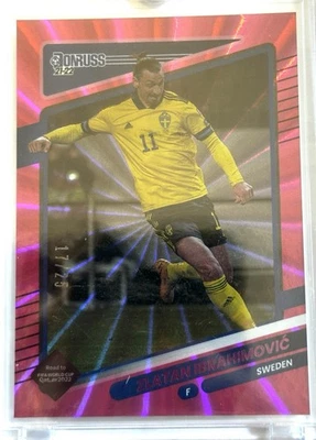 2021-2022 Panini Donruss Soccer Zlatan Ibrahimovic Pink Laser /25 - Image 1 of 2