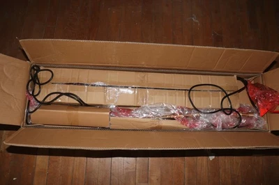 Uolfin Kitchen Island Teardrop Chandelier Metal/Glass Black/Clear 40W 110V - Image 1 of 4