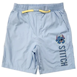 Boys Blue Flat Front Stitch Front Pocket Elastic Waistband Shorts - Picture 1 of 2
