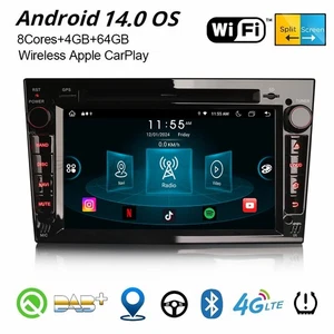 8-Kern Navi Android 14 Autoradio Opel Vauxhall Astra Corsa D Vivaro Zafira Combo - Bild 1 von 24