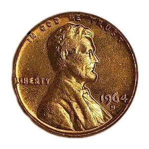Centavo Lincoln Memorial 1964 D Ch/Gem BU rojo de Bank Roll - ¡Envío gratuito! - Imagen 1 de 3