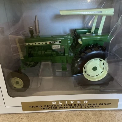 Tractor coleccionable Oliver 1850 delantero ancho fundido especificaciones 1/16, nuevo en caja Foto 1 de 4