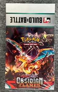 Pokemon Obsidian Flames Build and Battle 10 Box Display Brandneu Sealed - Bild 1 von 1