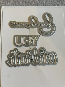 Stampin' Up! Big Shot Thinlit Dies 146840 Celebrate You *Retired* - Bild 1 von 5