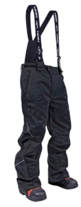 Snowmobile Pants Half-Bib HMK 3-in-1 Men's Small Color Black Removable Suspender - Picture 1 of 17