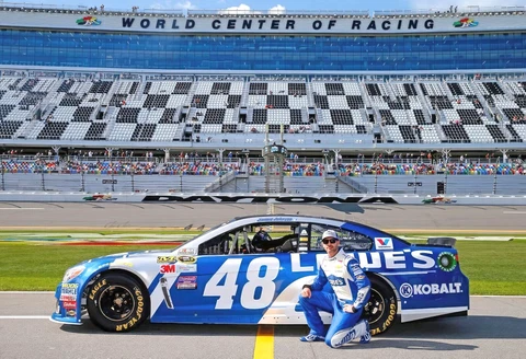 Jimmie Johnson NASCAR 2016 Daytona 500 13"x19" Poster Gloss Photo Print Cover