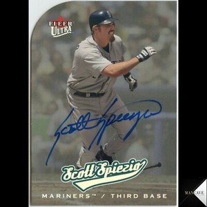 2005 Fleer Ultra Scott Speizio Auto Signed IP PLATINUM MEDALLION /50 CARD #6 