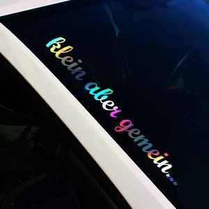 Frontscheibenaufkleber klein aber Hologramm Sticker Tuning Auto Oilslick FS101 - Bild 1 von 7