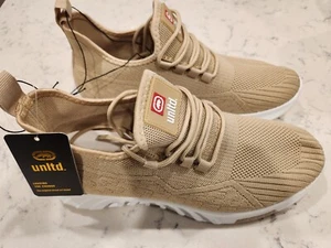 NWT Marco Ecko Unltd SIZE 9.5 Running Shoes Beige Taupe Athletic Walking Men's - Picture 1 of 6