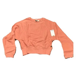 NWT NEW Roxy Women's Cropped The Rule Sweatshirt Medium - Picture 1 of 3