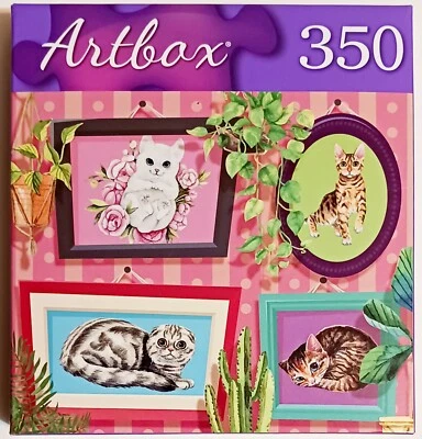 My Kitties Artbox 20" × 12" 350 Piece Puzzle, NEW - Image 1 of 3