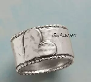 Spinner Ring Solid 925 Sterling Silver Band Spinner Ring All Size Available MK* - Picture 1 of 8