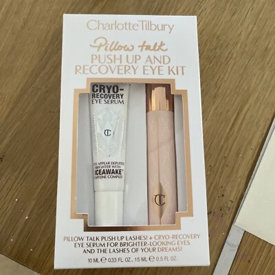 Charlotte Tilbury Cryo Recovery Eye Serum & Pillow Talk PushUp Mascara + M-crema Foto 1 de 4