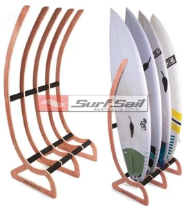 Ocean and Earth Freestanding Timber Surfboard Storage Rack - Picture 1 of 4