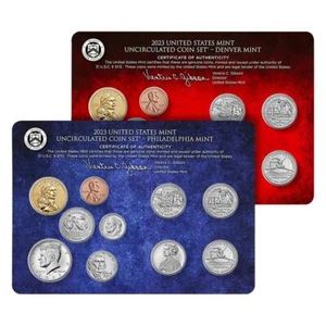 Set monete USA 2023 non circolate - Foto 1 di 3