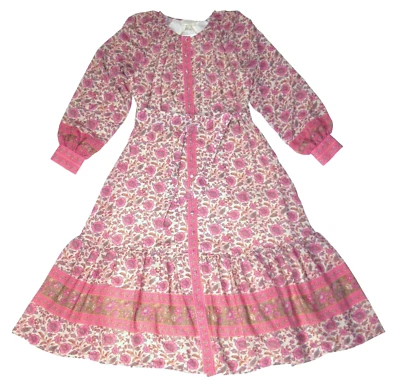 NWT Sezane Merida in Pink Floral Print Midi Shirt Dress 42 / 10 - Image 1 of 4