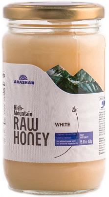 Raw Unfiltered White Honey, (15.87 Oz) | Wildflower / Clover Honey - Image 1 of 4