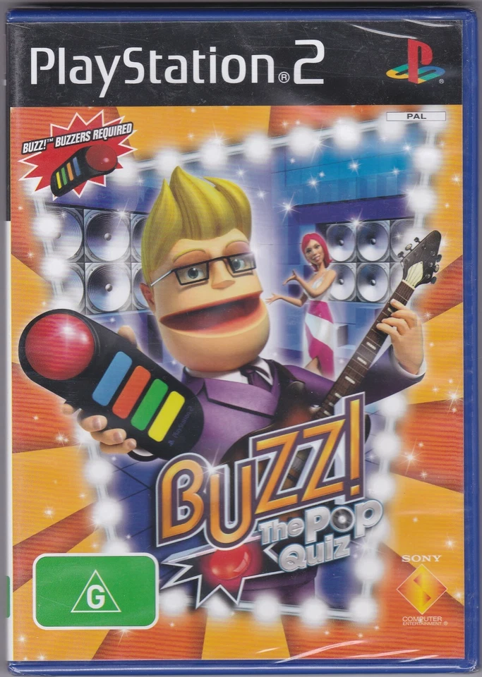 PlayStation 2 Ps2 Game Buzz The Pop Quiz