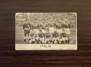 1934 Italian Team Cioccolato Davit Card Giuseppe Meazza Monti Schiavio Italy - Picture 1 of 10
