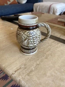 Vintage Avon 1982 Schiffe Segel Seil 4" Mini Bier Stein Made in Brazil #1344116 - Bild 1 von 8
