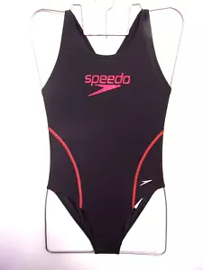 SPEEDO GIRLS ENDURANCE SPIRALIZE SWIMMING COSTUME UK SIZE 30" CHEST (SIZE 8) - Picture 1 of 2