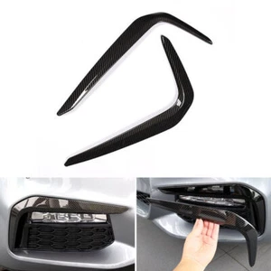 ABS Carbon Fiber Front Fog Lamp Light Cover For BMW 5 Series Sport G30 2017-2019 - Picture 1 of 6