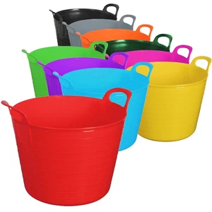 Perry Equestrian Flexi-Relleno Flexible Bañeras/Trugs 28 Litros Alimentador Cubos - Imagen 1 de 17