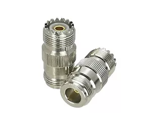 Adaptador 1 pieza N conector hembra a conector coaxial UHF SO239 hembra RF - Imagen 1 de 3