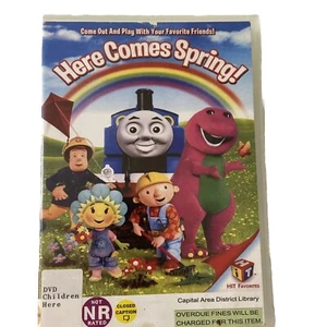 Here Comes Spring Dvd Children Thomas Train Barney Fireman Sam Bob The Builder - Picture 1 of 9