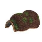 Hedgehog House Hibernation Shelter Predator Proof Outdoor Habitat Wicker & Steel