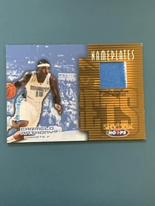 2004-05 Fleer Skybox hoops Nameplates Carmelo Anthony Jersey Patch #/48 - Picture 1 of 2