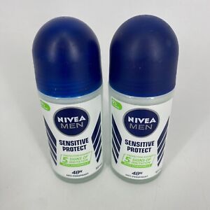 2 x NIVEA MEN Sensitive Protect Antiperspirant Deodorant 50ml