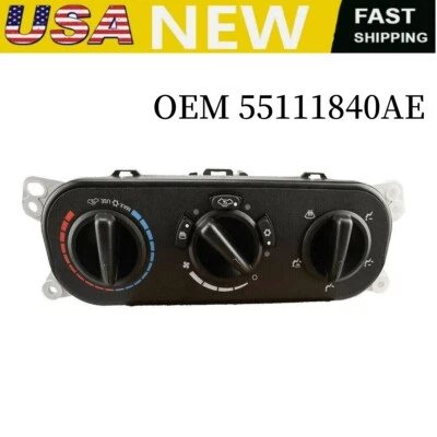 NEW For 07-10 Jeep Wrangler A/C Heater Control Unit Module 55111840AE OEM Foto 1 de 4