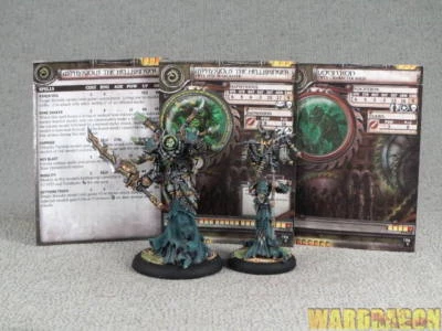 Máquina de aquecimento 30/40mm WDS pintada Cryx Asphyxious the Hellbringer & Vociferon r95 - Imagem 1 de 4