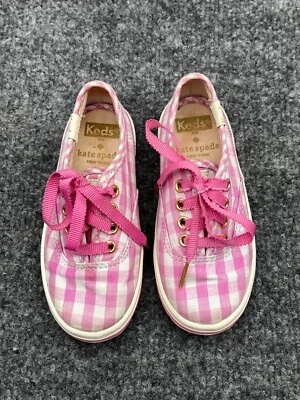 Zapatilla deportiva Keds X Kate Spade New York niño 7M rosa blanco guinga cabaña Foto 1 de 4