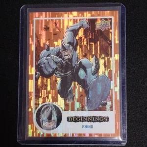 2023 UD MARVEL BEGINNINGS VOL 2 SERTES 2 ORANGE RAINBOW BRIDGE /199 RHINO - Picture 1 of 1