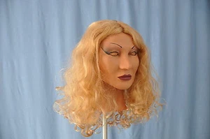 Female Mask Elli SPT Latex Cosplay Masks! With Wig Made in America - Picture 1 of 4