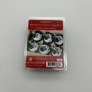 ScentSationals BLUEBERRY CREAM CUPCAKES 2.5oz Scented Wax Cubes NEW - Picture 1 of 2