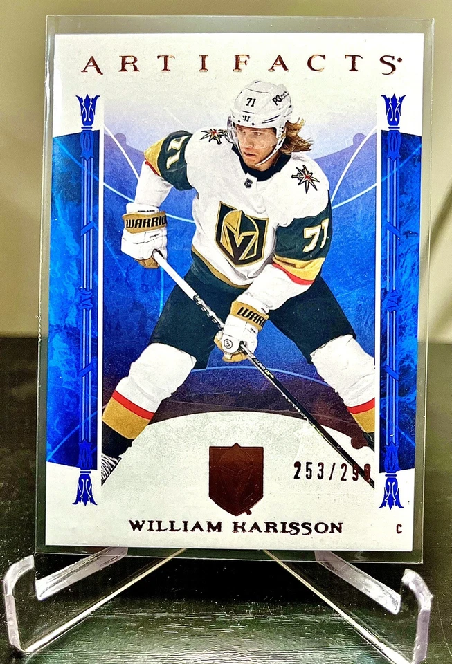 2022-23 UPPER DECK ARTIFACTS Copper #15 WILLIAM KARLSSON /299 Golden Knights NHL - Image 1 of 1